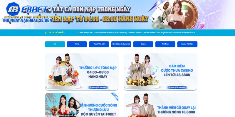 Cách nhận thưởng khuyến mãi F8BET nhanh chóng