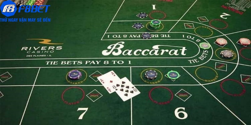 Tỷ lệ thưởng các cửa cược trong baccarat F8BET