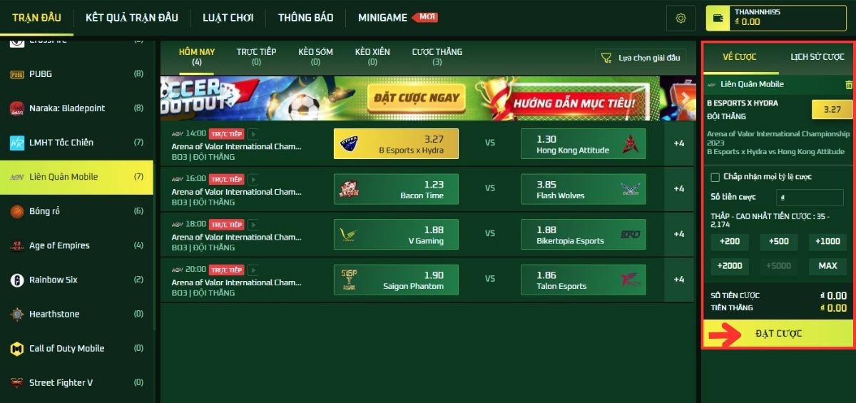 Cá Cược Liên Quân F8BET: Hướng Dẫn  Kèo Thơm Nhất 2025